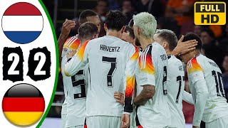 Germany vs Netherlands 22  All Goals amp Highlights 2024 HD [upl. by Enitsej]