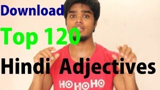 Download Top 120 Hindi Adjectives List [upl. by Rogers]