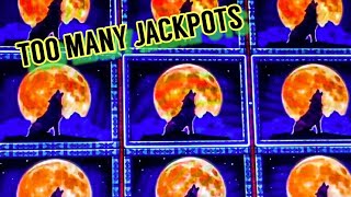 5 JACKPOTS ON WOLF RUN HIGH LIMIT [upl. by Htepsle]