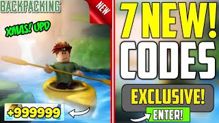 ⚠️XMAS🎄⚠️BACKPACKING ROBLOX CODES 2023  BACKPACKING CODES 2023 [upl. by Lenrow]