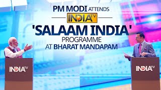 PM Modi Interview with Rajat Sharma  Salaam India  India TV Aap Ki Adalat  PM Modi Live [upl. by Cora]