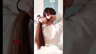 Beautiful hairstyle in no time on winter days shorts hairstyle [upl. by Eenal]