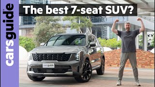 Kia Sorento 2024 review Major facelift for Hyundai Santa Fe rival heats up 7seat SUV competition [upl. by Notsecnirp800]