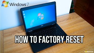 How to easily Factory Reset a Windows 7 PC [upl. by Rollet]