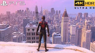 SpiderMan Miles Morales PS5 4K 60FPS HDR  Ray Tracing Gameplay  Full Game [upl. by Cire]