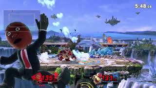 TechChase 0  Fizzique Mii Brawler vs Wazowski Bowser [upl. by Essinger]