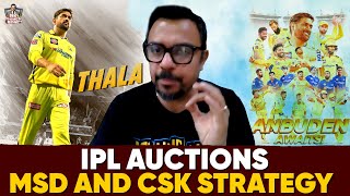 IPL AUCTIONS  MSD AND CSK STRATEGY  RK Games Bond [upl. by Idelson]