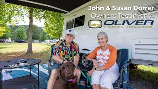 John amp Susans Love for Adventure  Owners Testimonial  Oliver Travel Trailers [upl. by Kemeny]