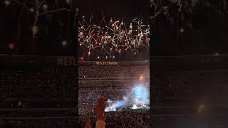 Travis Scott Goosebumps fireworks at Metlife stadium [upl. by Oinolopa]