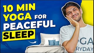 Bed Time YOGA for Peaceful Sleep  Saurabh Bothra Yoga [upl. by Yluj]