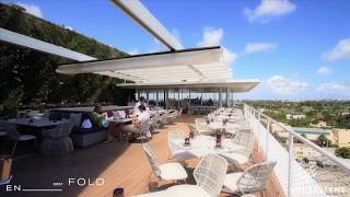 EnFold Retractable Roof  Juvia Restaurant  Miami Florida [upl. by Hcaz]