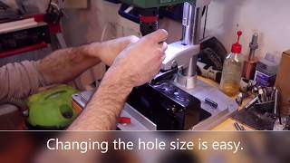 Drill press centering guide [upl. by Squier]