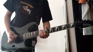 Floods solo  Pantera cover [upl. by Eikcim706]