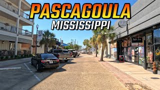 Pascagoula Mississippi Driving Through [upl. by Bernj]