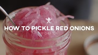 Simple Pickled Red Onions  Tips amp Techniques by All Things Barbecue [upl. by Inman]