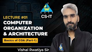 01  Basics of COA Part1  Computer Organization amp Architecture  CSIT  By Vishal Sir [upl. by Nylecyoj]