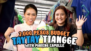 2000 Pesos Budget In Taytay Tiangge With Mareng Camille  Toni Gonzaga [upl. by Asiel540]