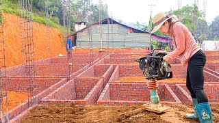 Build A House Worth 100K  Can These Women Do It Solid Foundation And Pillars  Hoang Thi Niem [upl. by Else26]