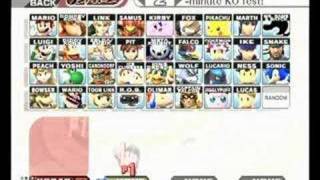 Super Smash Bros Brawl All 35 characters Wiimote voices [upl. by Dyl282]