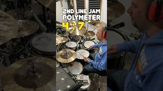 Polymeter 2nd Line on drums [upl. by Coy53]