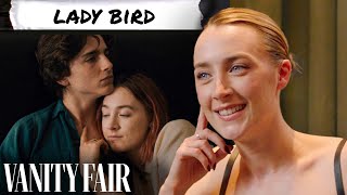 Saoirse Ronan Rewatches Little Women Lady Bird Atonement amp More  Vanity Fair [upl. by Nnylsor]