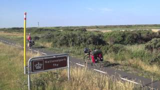 Radfahren auf dem Nordseeküstenradweg DK [upl. by Tabbatha]