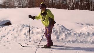 ski cross country senior 78 great exercise photo slide NOV 15 2019  TRUDI TRAHANUPCHAN [upl. by Poler741]