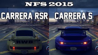 Porsche 911 Carrera RSR 28 vs Porsche 911 Carrera S  NFS 2015 Drag Race [upl. by Lindell]