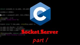 make a chat app using C socket server part 1 [upl. by Notlrak]