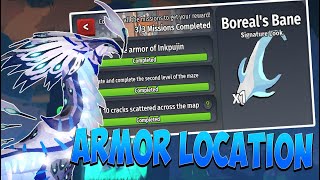 How to Echoes of Borealis  Armor Clue Locations in Creatures of Sonaria [upl. by Oakie]