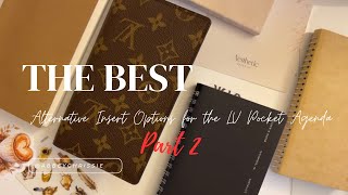 Louis Vuitton POCKET AGENDA  Budget Friendly amp DIY Inserts  Part 2 [upl. by Ajna]