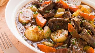 Recette  Queue de boeuf en daube [upl. by Harp]