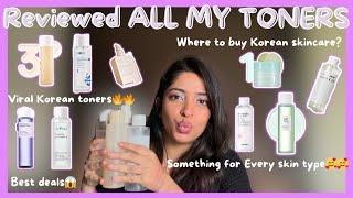 Reviewing VIRAL KOREAN TONERS🧴  Honest Review😍 youtube viralvideo korea [upl. by Hansen]