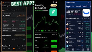 Best investing apps 2024  Webull vs Robinhood vs MooMoo [upl. by Segroeg248]