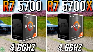 Ryzen 7 5700 vs Ryzen 7 5700X  Big Difference [upl. by Deeyn]