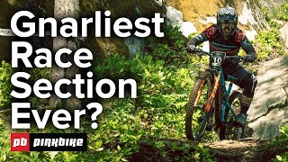 Gnarliest Enduro Race Section Ever [upl. by Avalsorim]