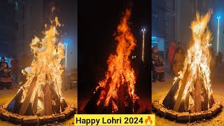 Happy Lohri 2024 🔥 Aag Sek Lo Bhaut Thand Hai🔥 [upl. by Ennairb]