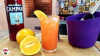 Como Fazer Garibaldi Perfeito com Campari e Laranja Drink Clássico [upl. by Nahama]