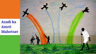 Azadi ka Amrit Mahotsav Drawing  Independence Day Drawing Competition 2022 [upl. by Tam867]