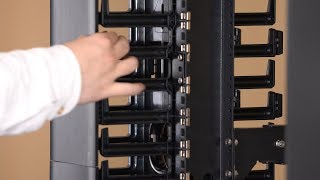 Dual Sided Vertical Cable Manager for 19quot Racks  FS [upl. by Wilsey]