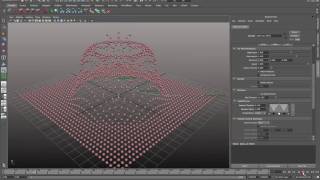 Maya 2011 Particle Grid with Air Field Tutorial by Stuart Christensen [upl. by Wivinia]