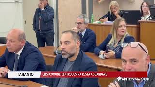 09 NOVEMBRE 2024 TARANTO CRISI COMUNE CENTRODESTRA RESTA A GUARDARE [upl. by Bogoch]