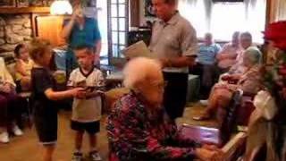 My grandmother played piano at 104th birthday [upl. by Lenhard]