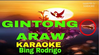 GINTONG ARAW By Bing Rodrigo KARAOKE Version [upl. by Frodeen]