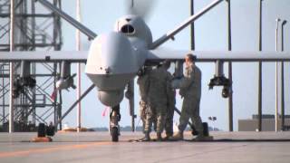 New York Air National Guard members operate an MQ 9 Reaper [upl. by Atikal714]