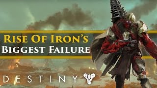 Destiny  Rise of Irons Biggest Failure And no its not Skill Based Matchmaking [upl. by Jeana13]