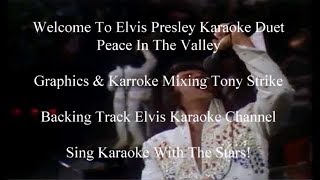 Elvis Presley Peace In The Valley Karaoke Duet Philharmonic Orchestra [upl. by Iorio]