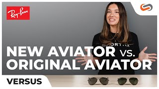 RayBan New Aviator VS Original Aviator Sunglasses Differences  SportRx [upl. by Assylem]