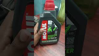 MOTUL ENGINE OIL  SCOOTER LE 10W30  BEST ENGINE OIL FOR SCOOTY  110125cc  semi synthetic [upl. by Nosyerg]