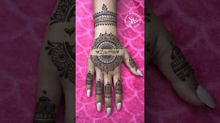 New trending mandala designtrending tape henna on mandala mehandi mehndi [upl. by Nnaylrebmik134]